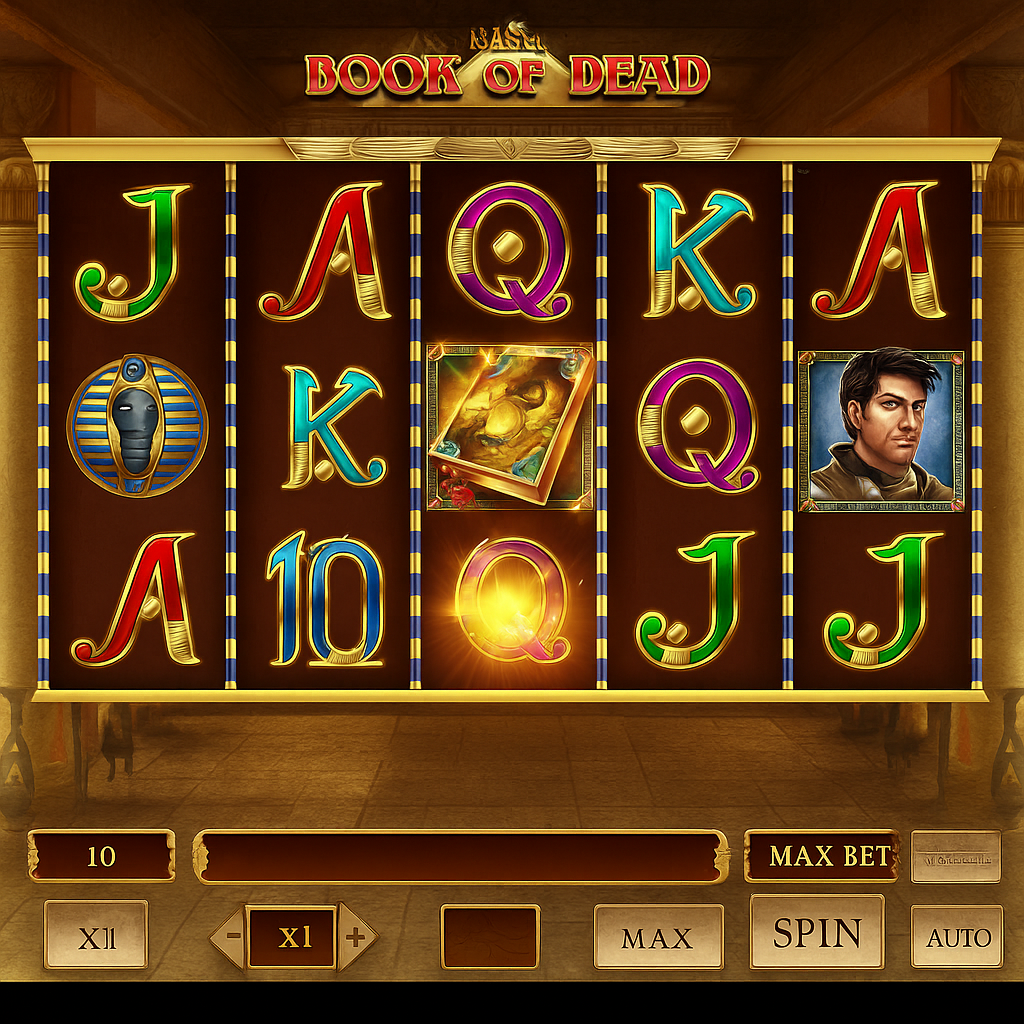 Winolot - Book of Dead Slot Game - Play'n GO
