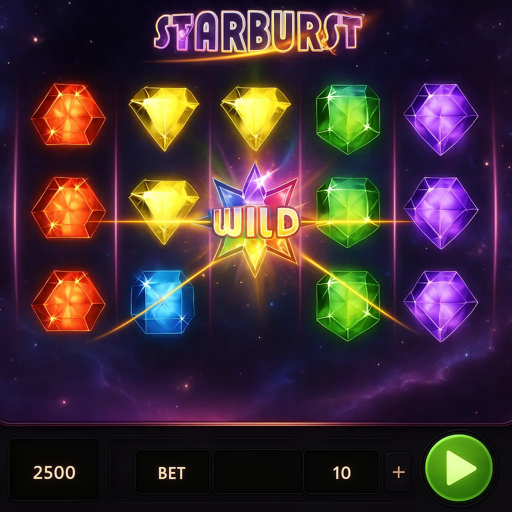Winolot - Starburst Slot Game - Wild Re-spins