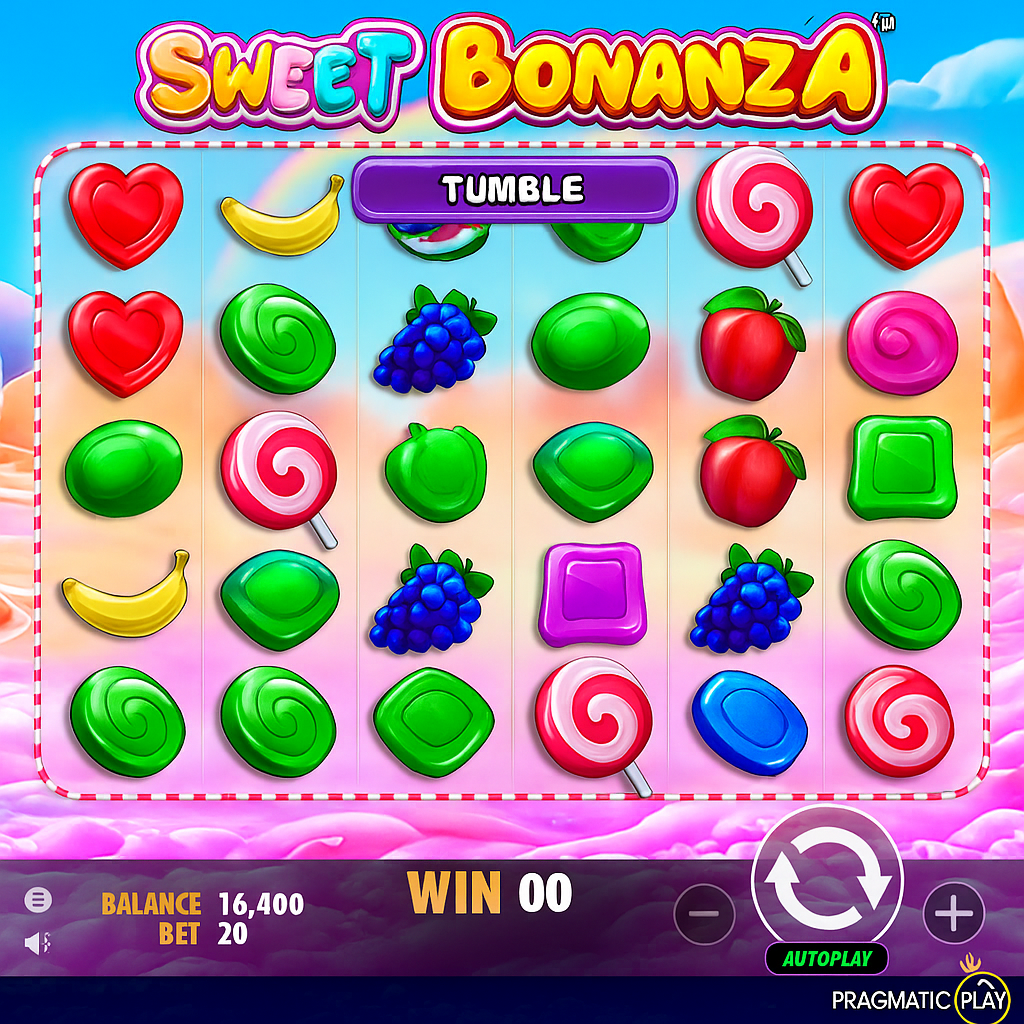 Winolot - Sweet Bonanza Slot - Tumble Feature