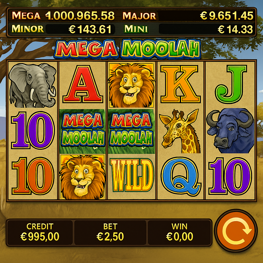 Winolot - Mega Moolah Slot Game - Microgaming